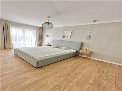 Apartament cu 3 camere lux, mobilat si utilat, 55 mp plus terasa 8 mp, etaj intermediar, aproape de sensul BMW Floresti.