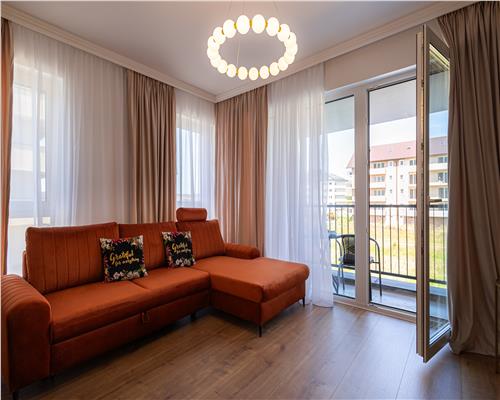 Apartament lux cu 3 camere dotat cu tot ce ai nevoie, 59 mp plus balcon!